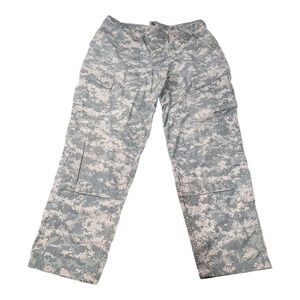 US Army Camo Uniform ACU Cargo Pants Inseam 29-1/2 TO 32-1/2 WAIST 35 TO 39 IN